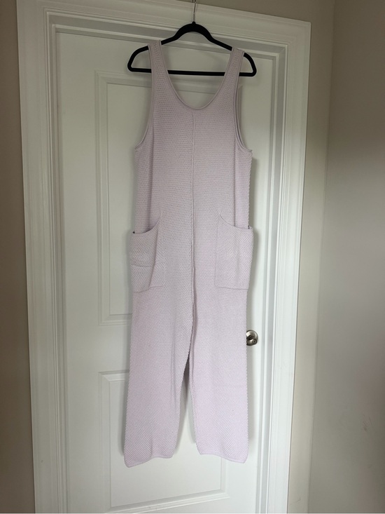 Free People Pants - Free People Hailee Knit Wide-Leg Jumpsuit in Lavender